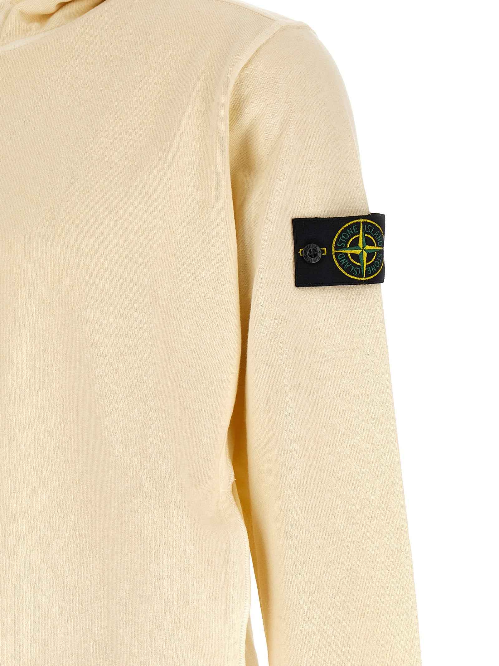 Beige Cotton Sweatshirt