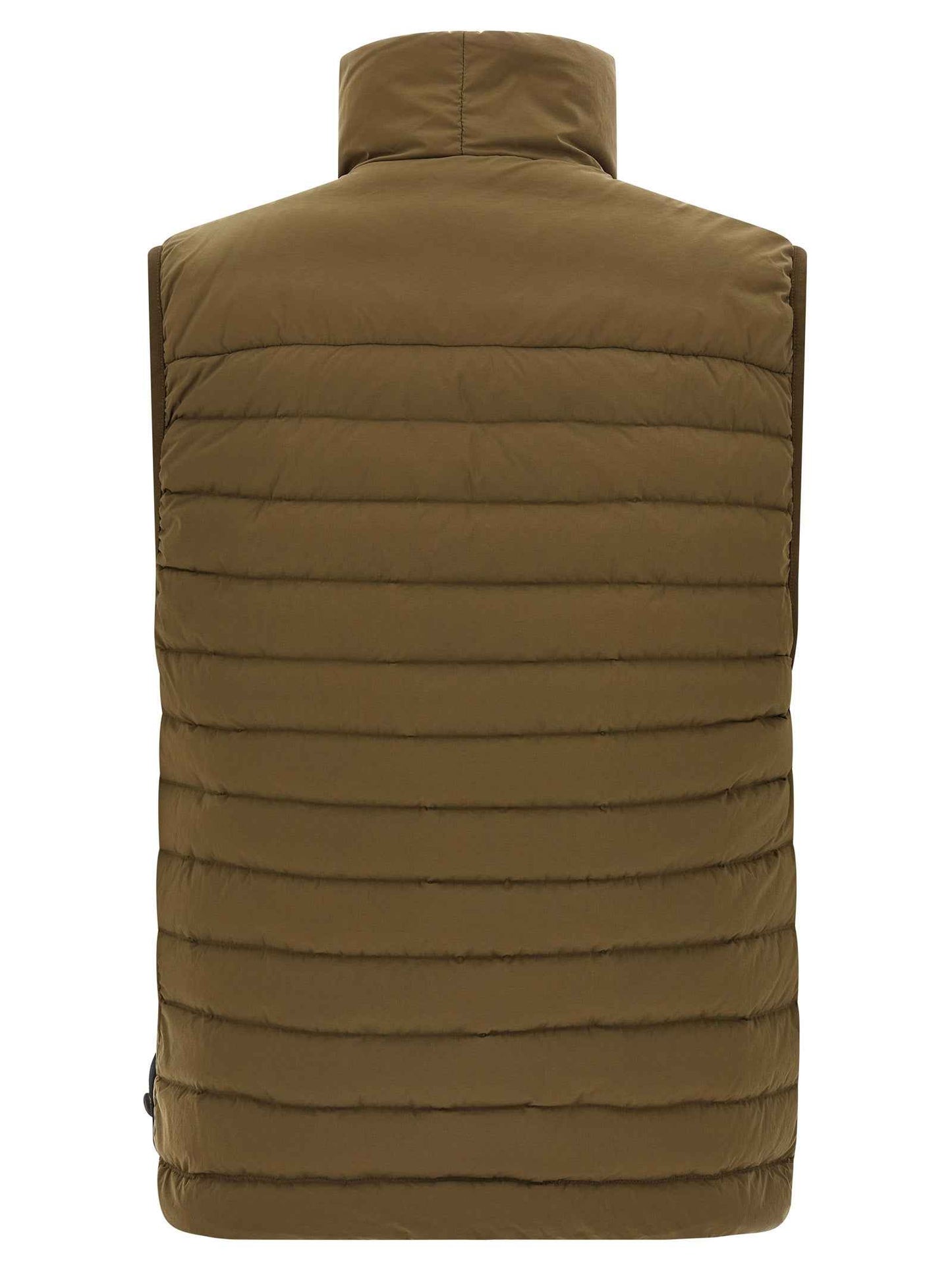 Bicolor Polyamide Sleeveless Jacket