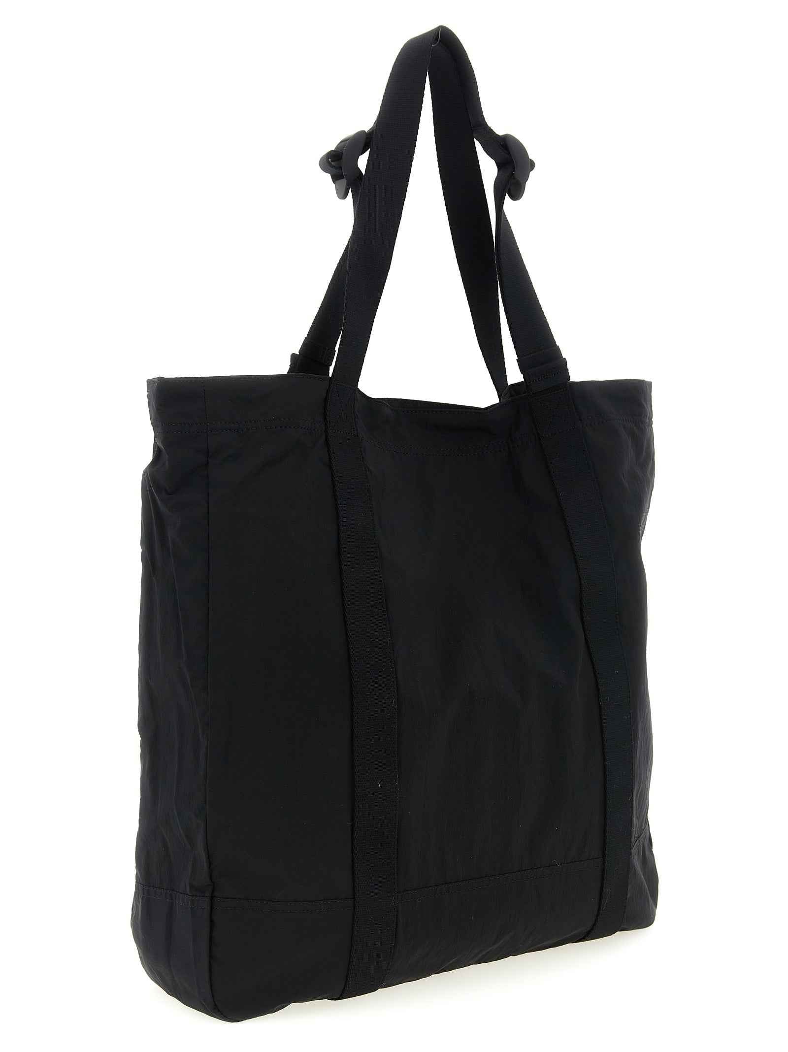 Black Polyamide Tote Bag