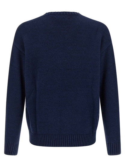 Blue Linen Cardigan