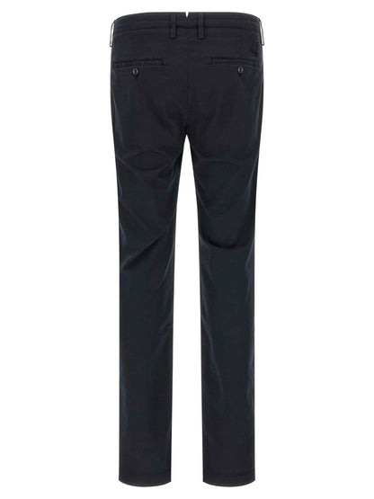 Blue Cotton Chino Pants