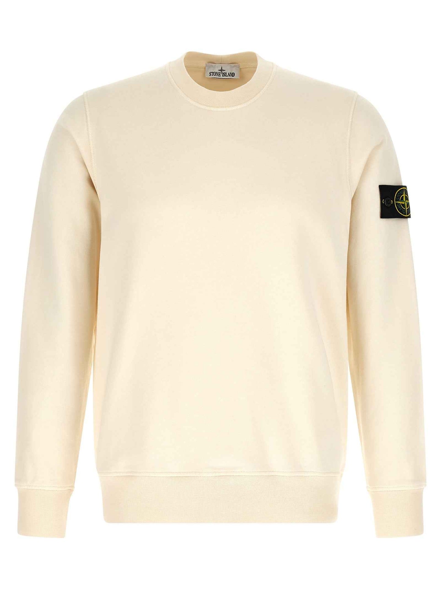 Beige Cotton Sweatshirt