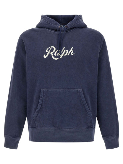 Blue Cotton Sweatshirt