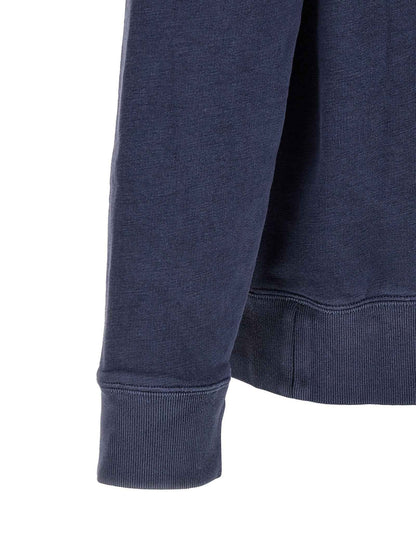 Blue Cotton Sweatshirt