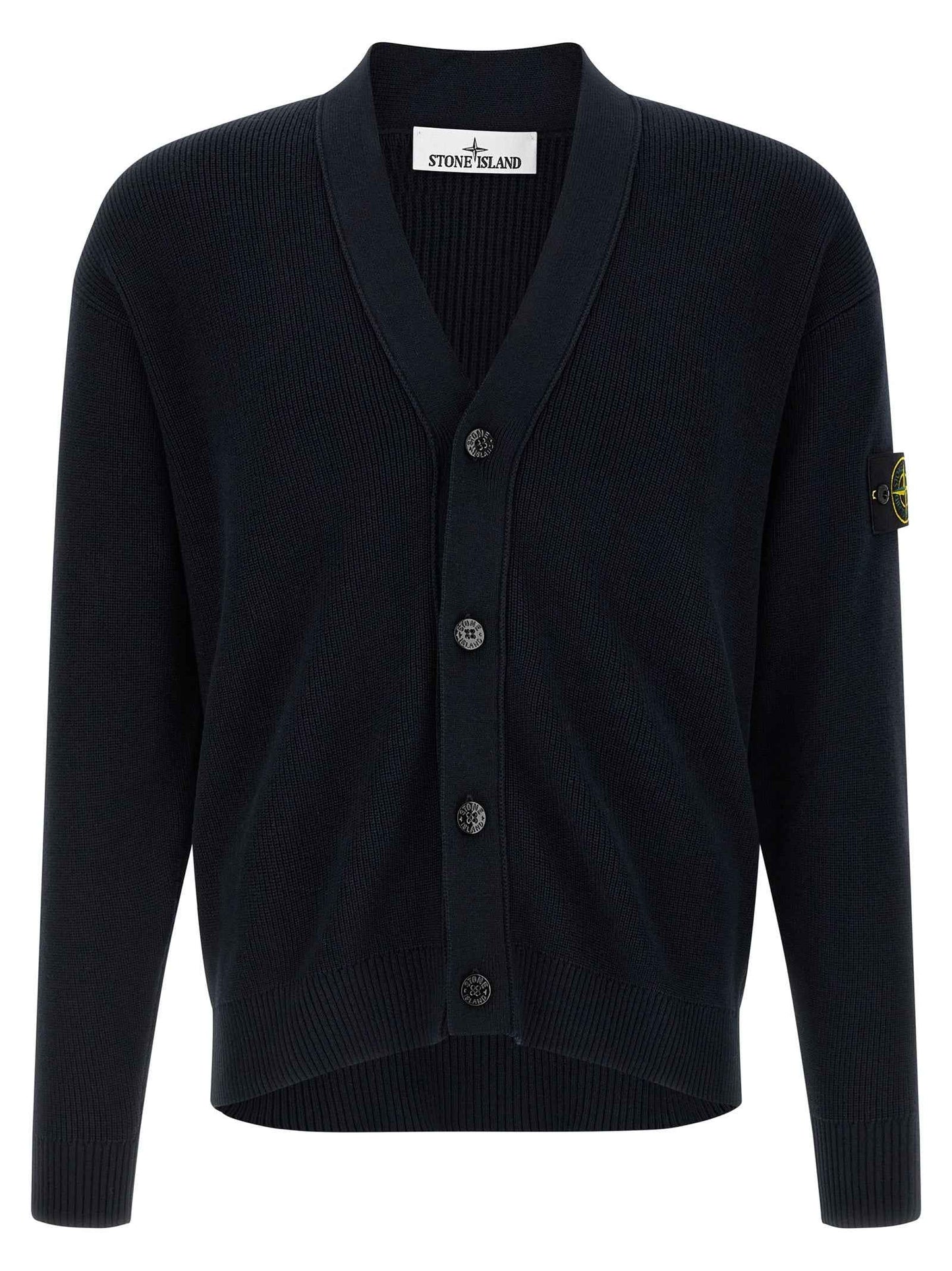 Blue Cotton Cardigan
