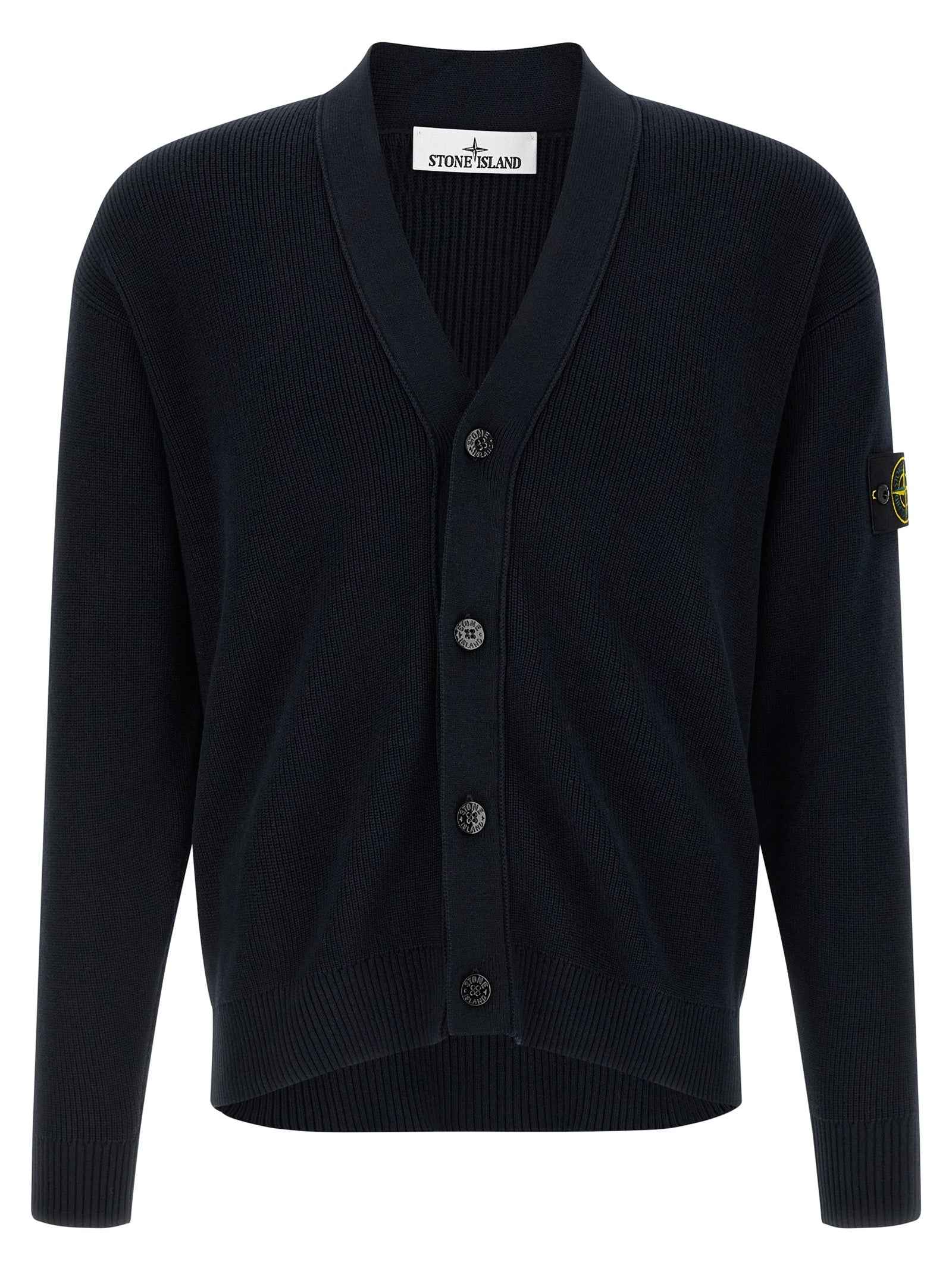 Blue Cotton Cardigan