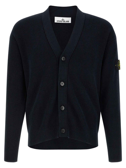 Blue Cotton Cardigan