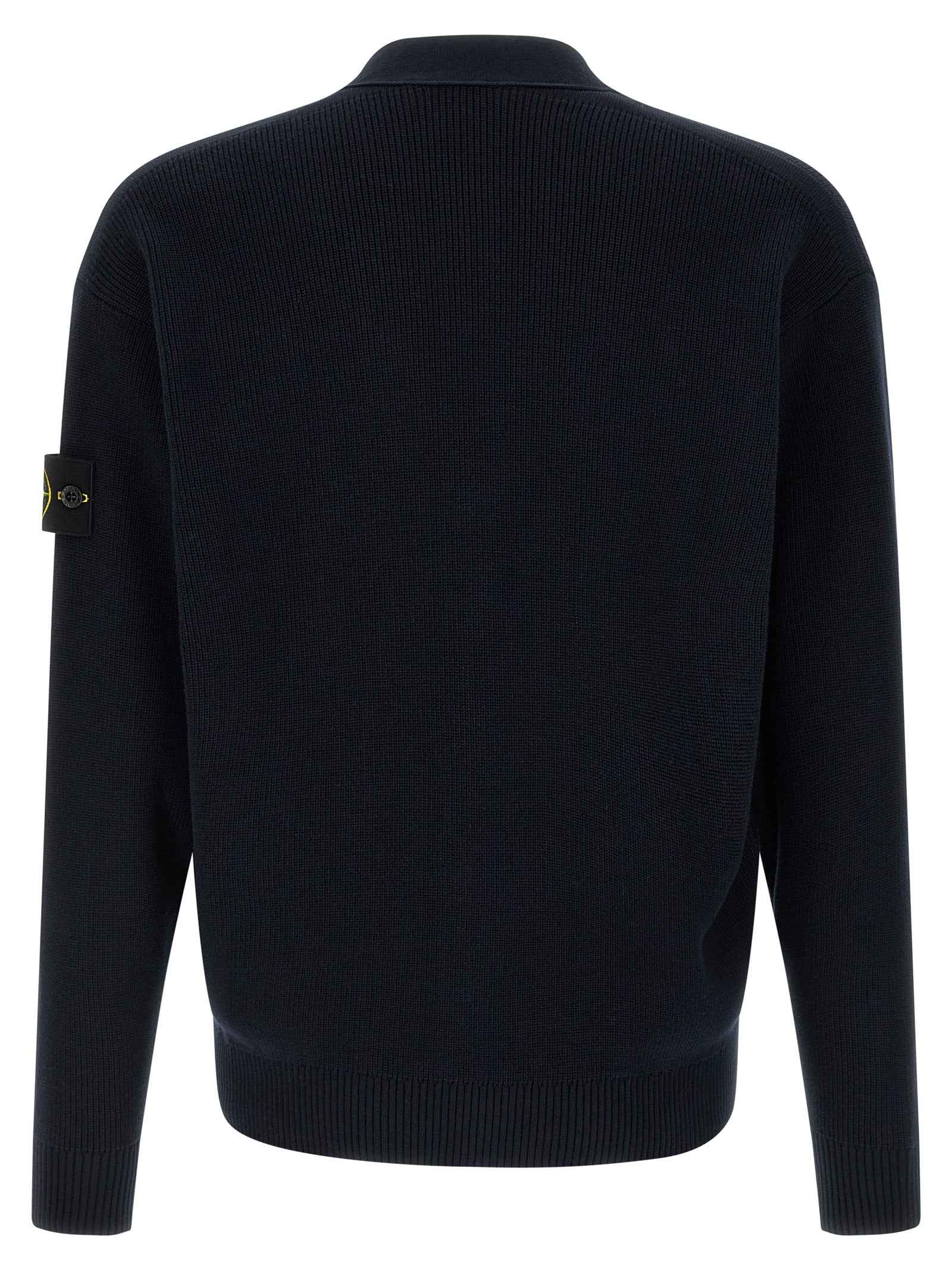 Blue Cotton Cardigan