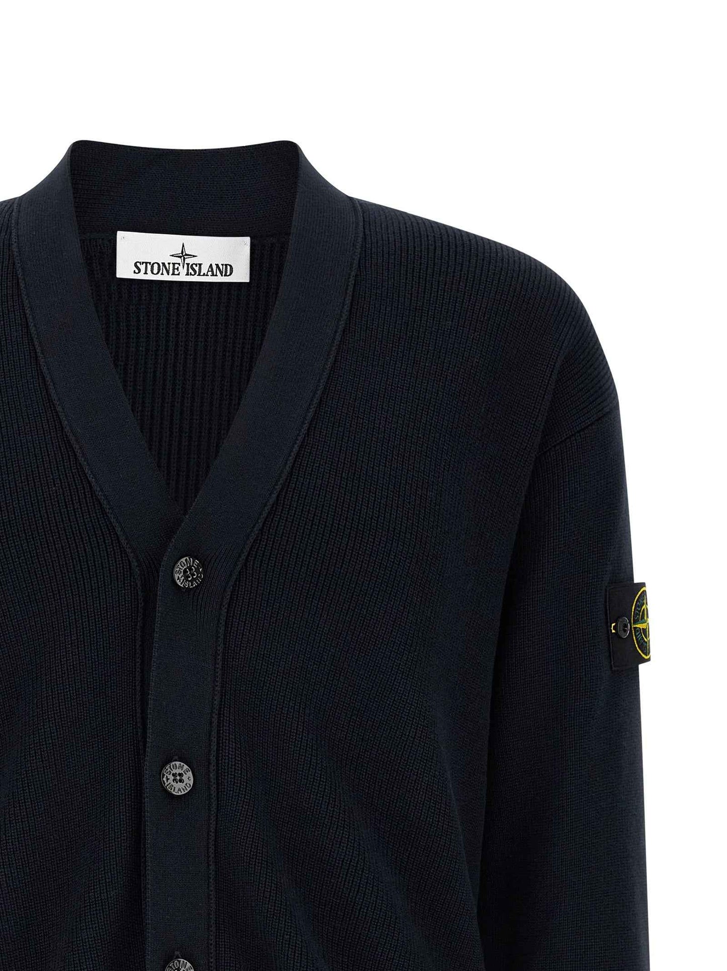 Blue Cotton Cardigan