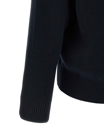 Blue Cotton Cardigan