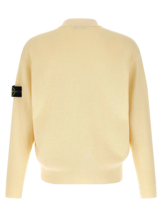 Beige Cotton Cardigan
