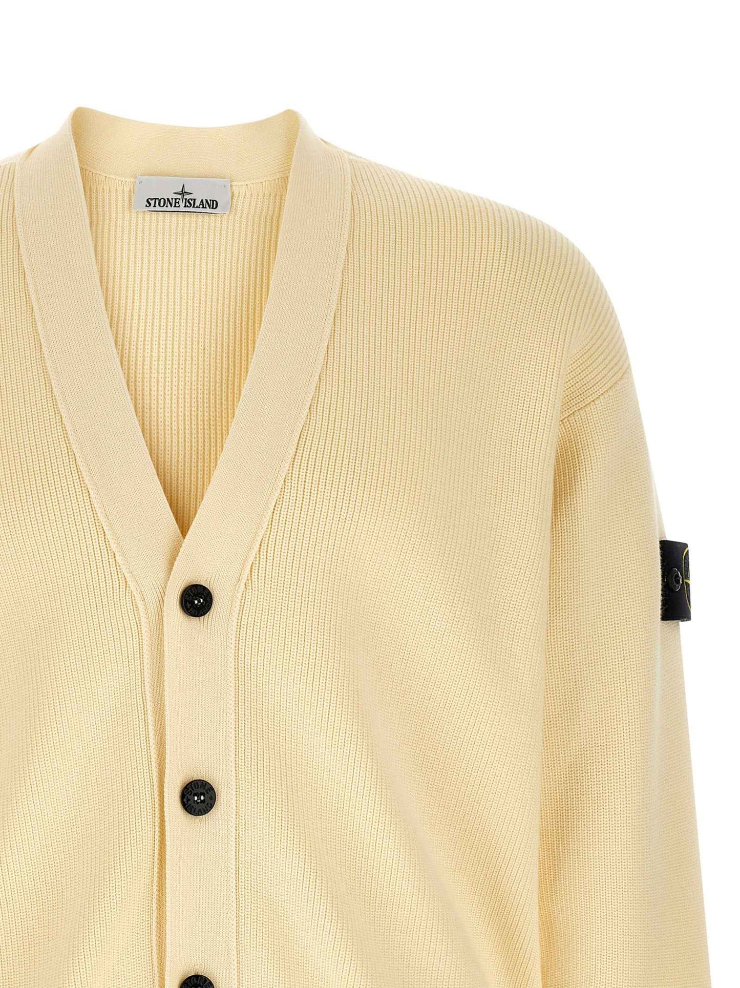 Beige Cotton Cardigan