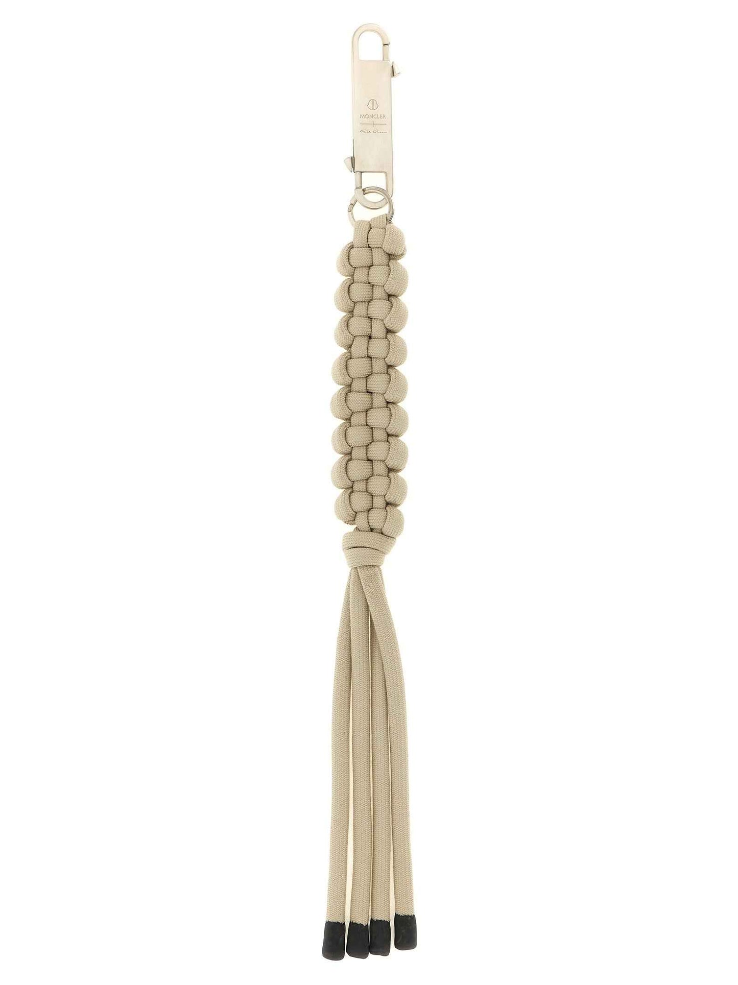 Gray Polyester Keychain