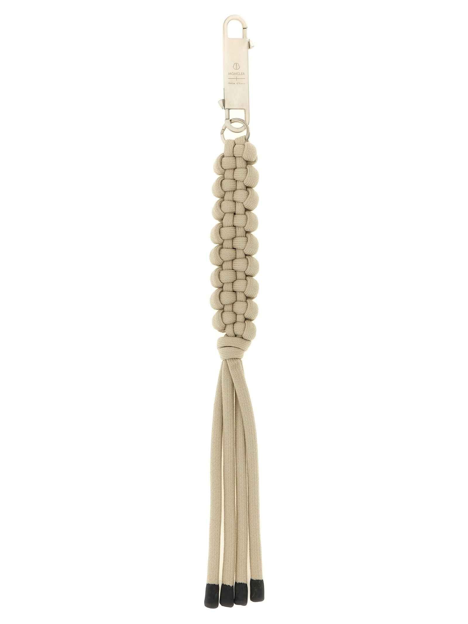 Gray Polyester Keychain