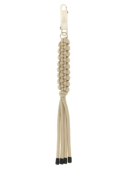Gray Polyester Keychain