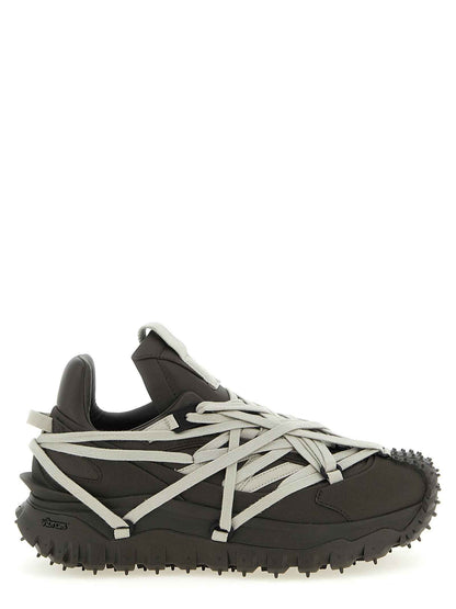 Brown Cowhide Athletic Sneakers