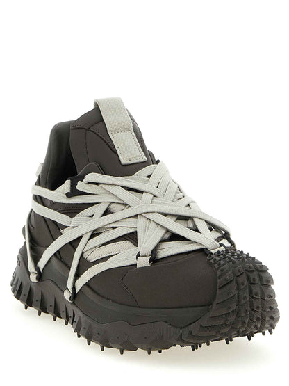 Brown Cowhide Athletic Sneakers