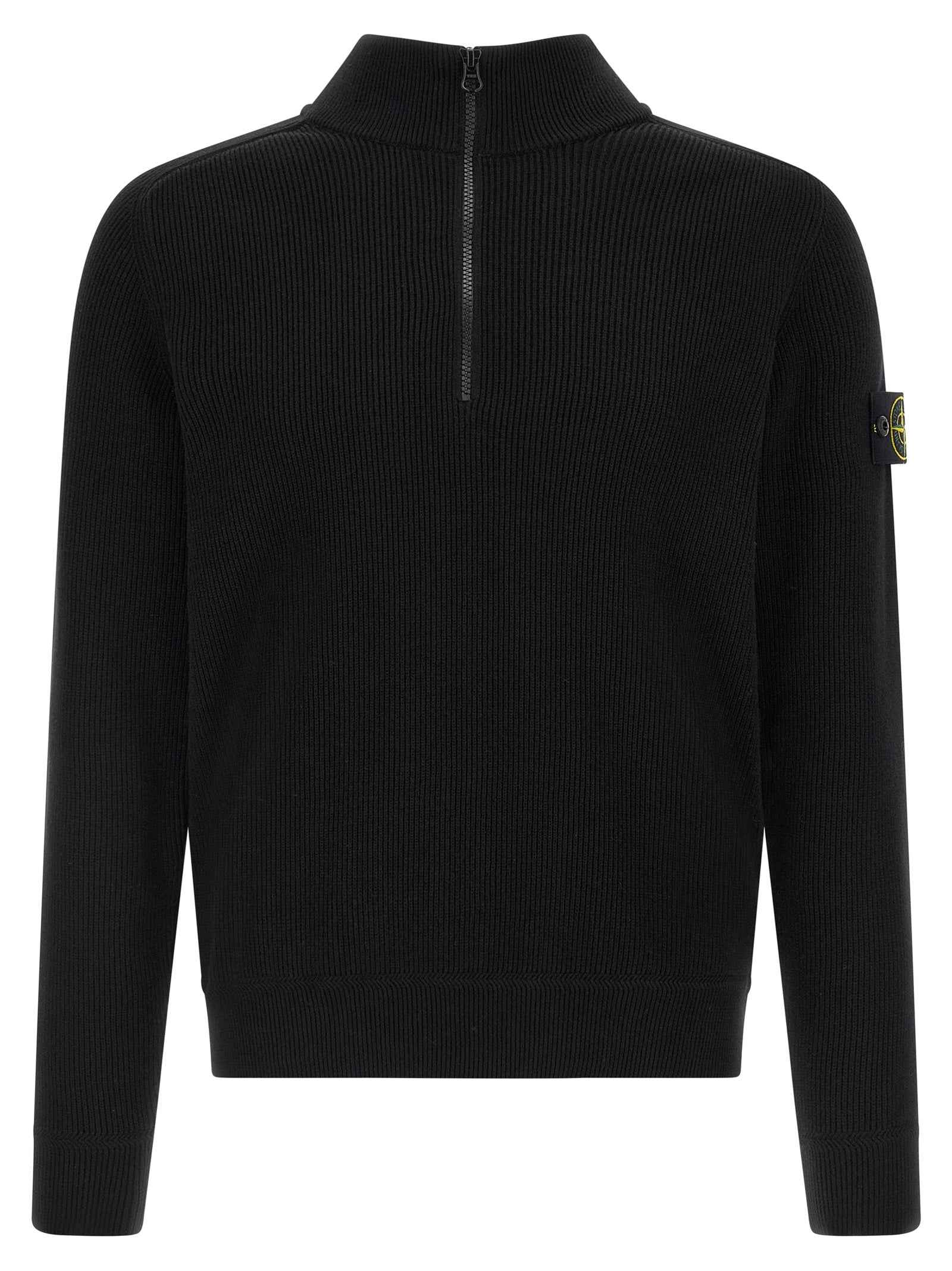 Black Cotton Cardigan