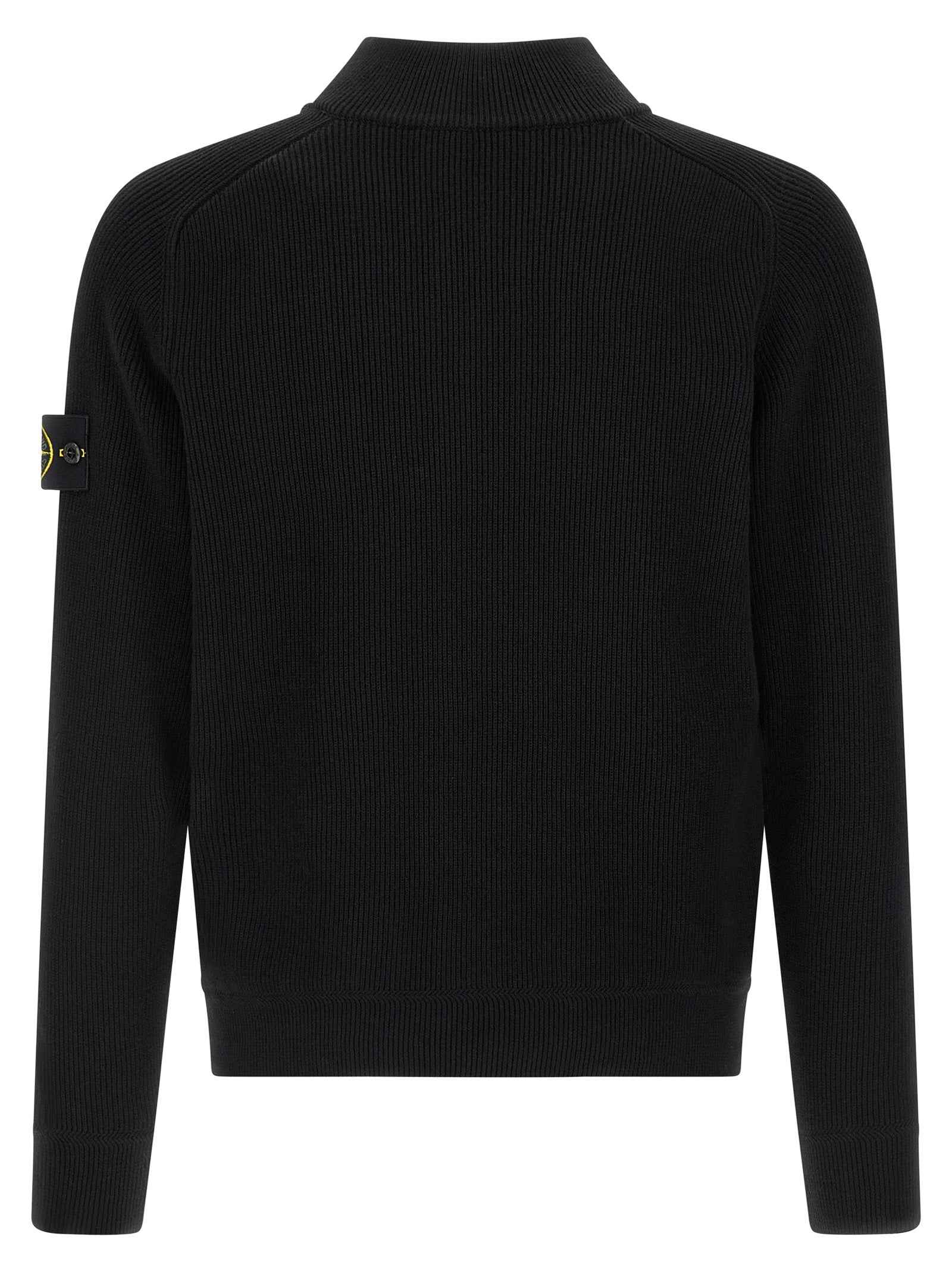 Black Cotton Cardigan