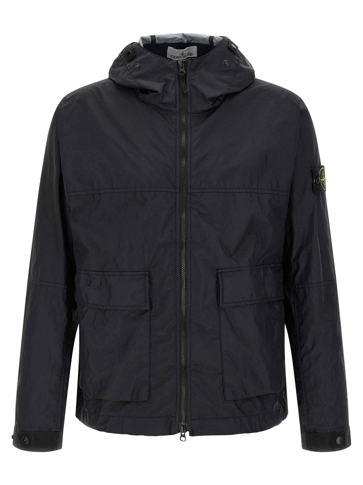 Blue Polyamide Shell Jacket