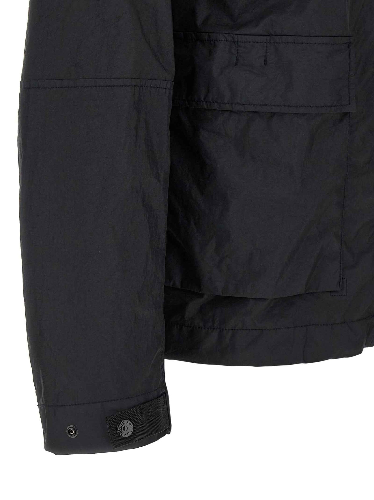 Blue Polyamide Shell Jacket