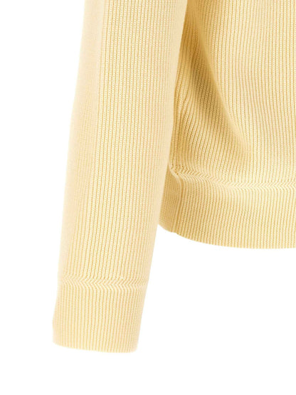Beige Cotton Cardigan