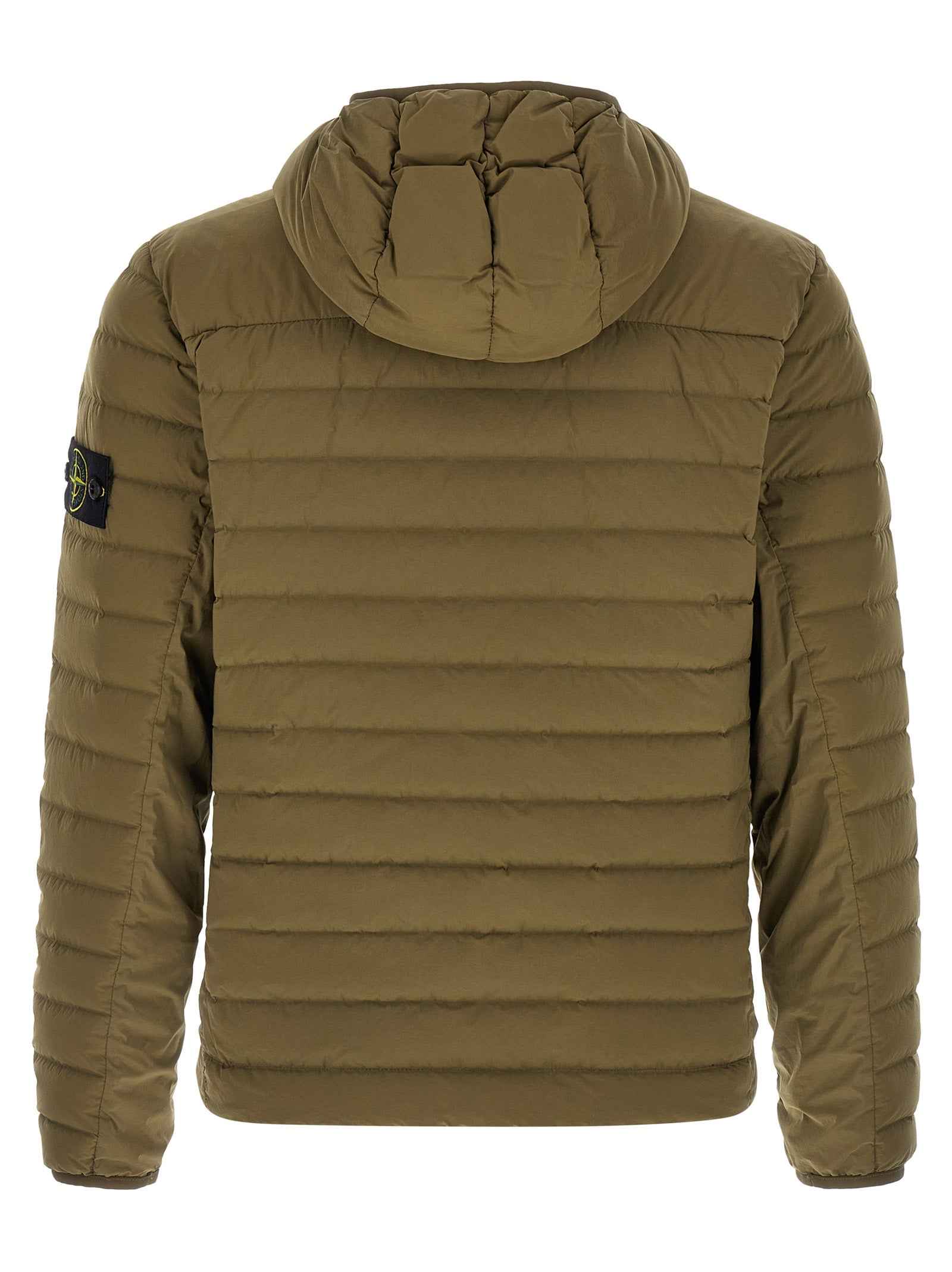 Bicolor Polyamide Full-Length Jacket