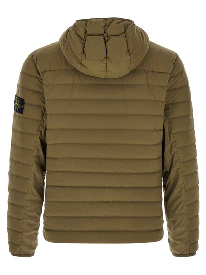 Bicolor Polyamide Full-Length Jacket
