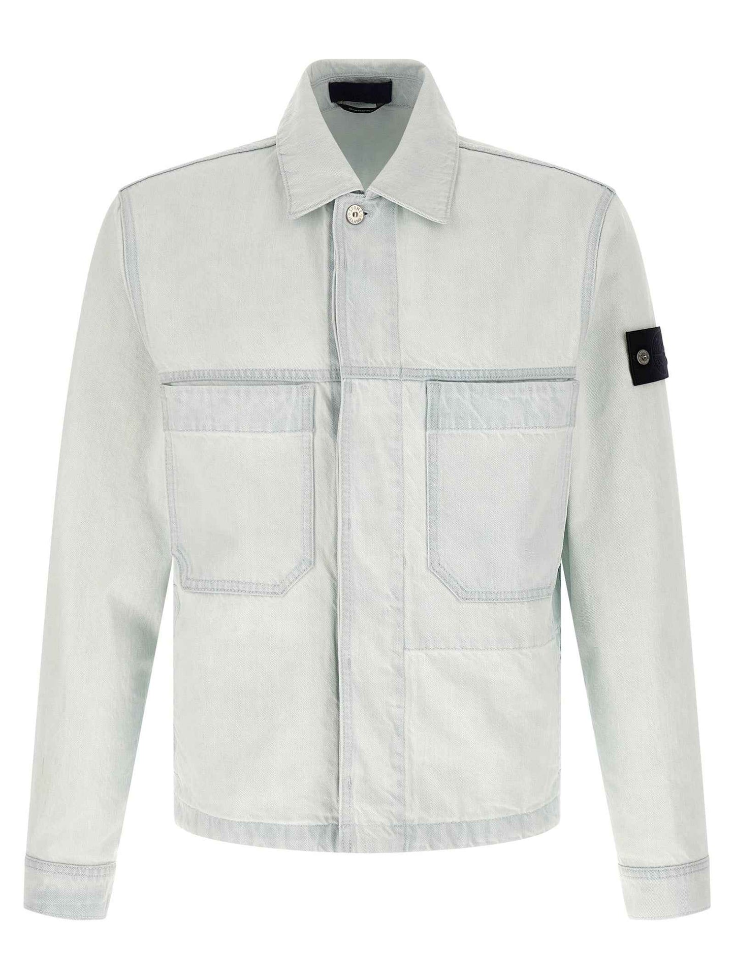 Blue Cotton Denim Jacket