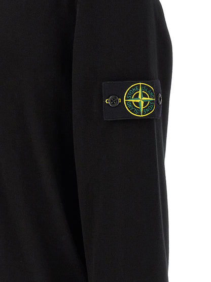 Black Cotton Cardigan