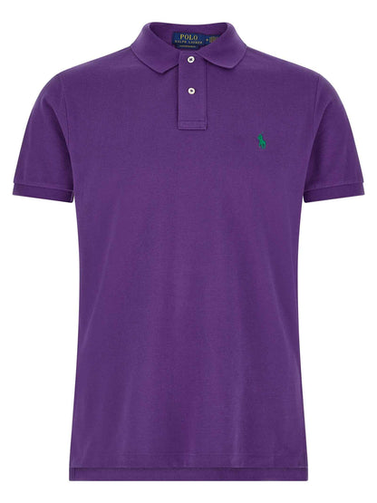 Purple Cotton Polo Shirt