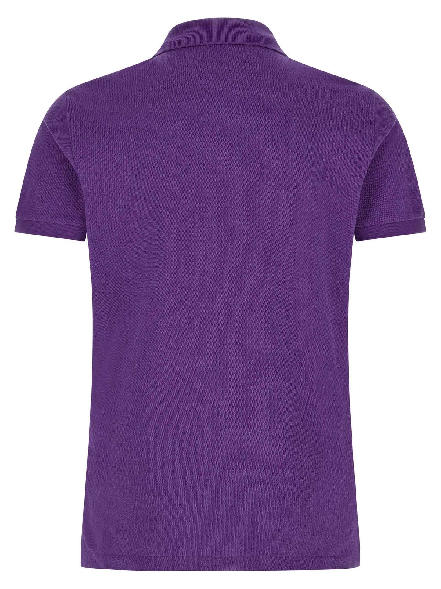Purple Cotton Polo Shirt