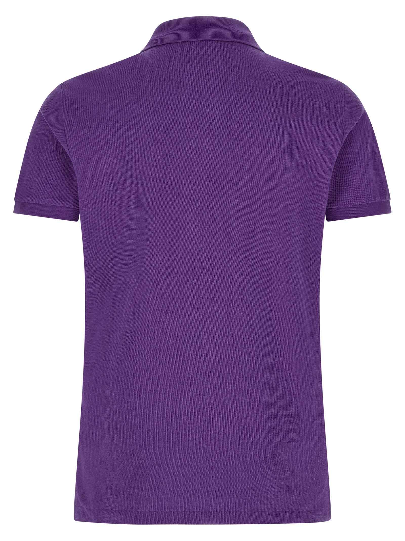Purple Cotton Polo Shirt