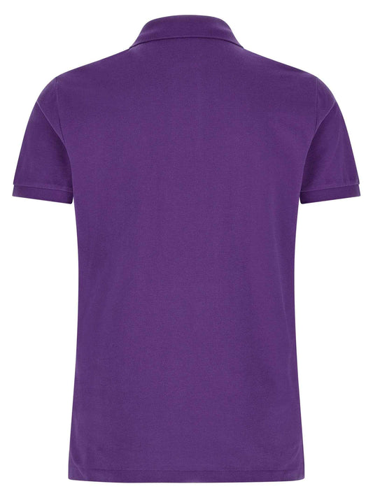 Purple Cotton Polo Shirt