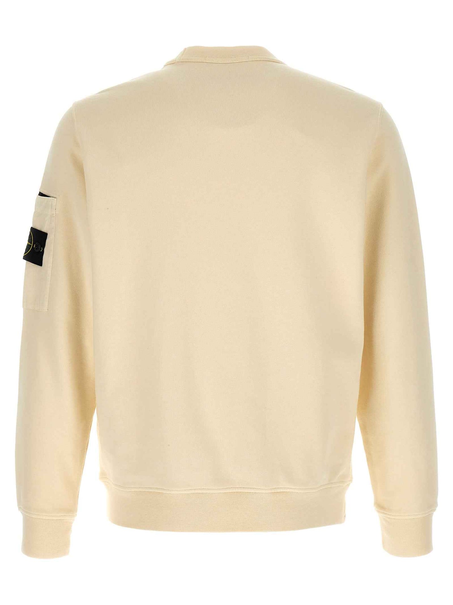 Beige Cotton Sweatshirt