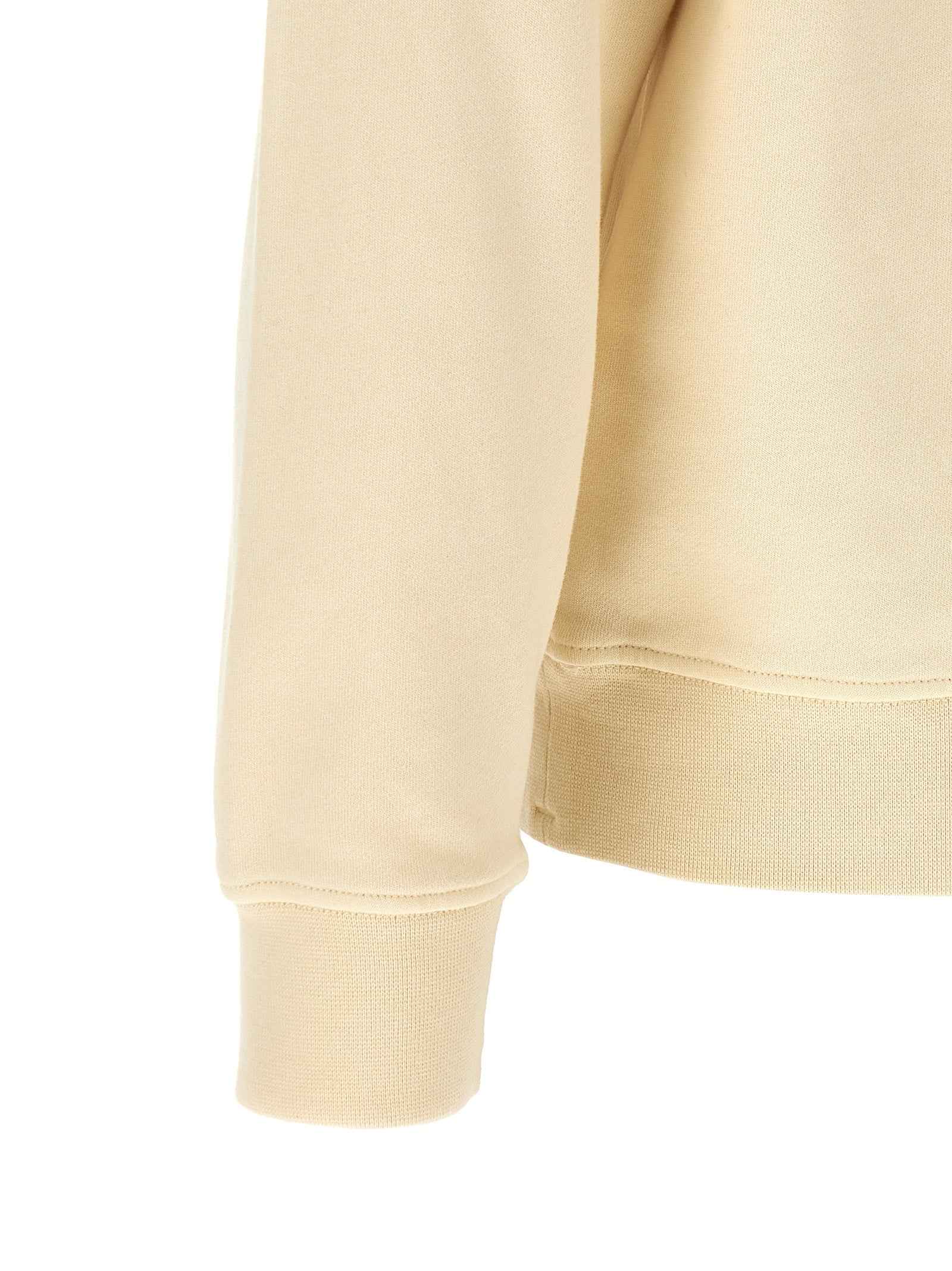 Beige Cotton Sweatshirt