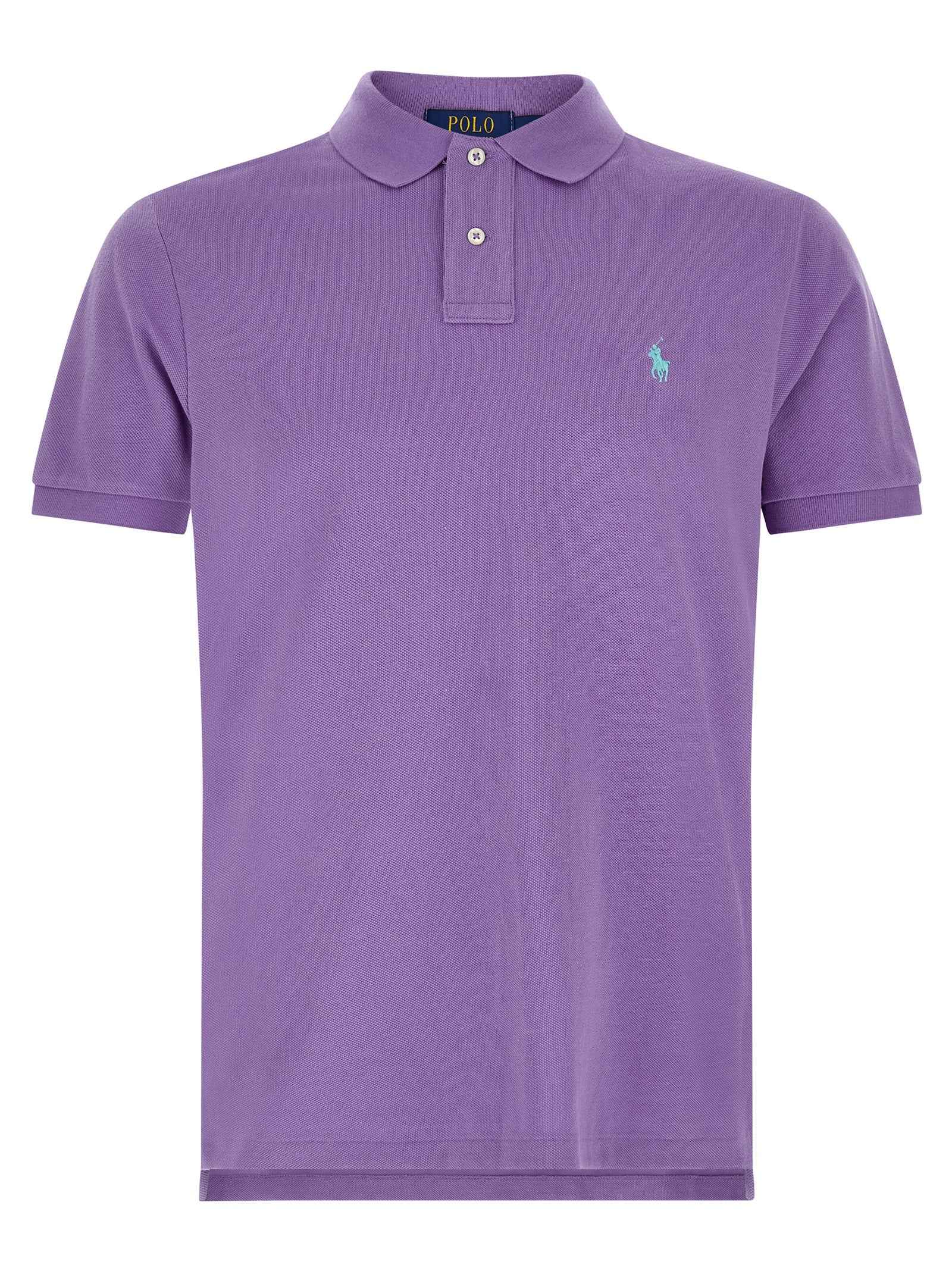 Purple Cotton Polo Shirt