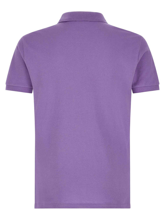 Purple Cotton Polo Shirt