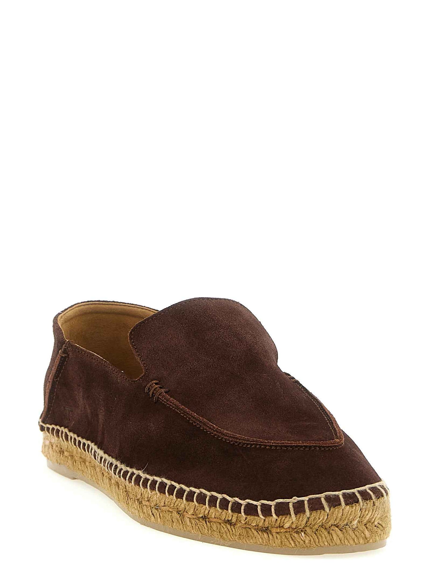 Brown Calfskin Espadrilles
