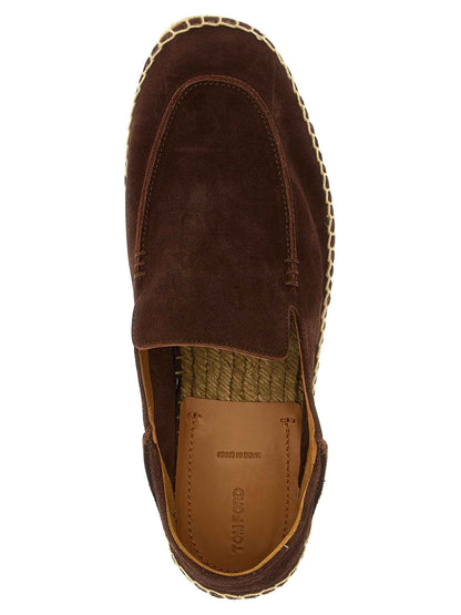 Brown Calfskin Espadrilles