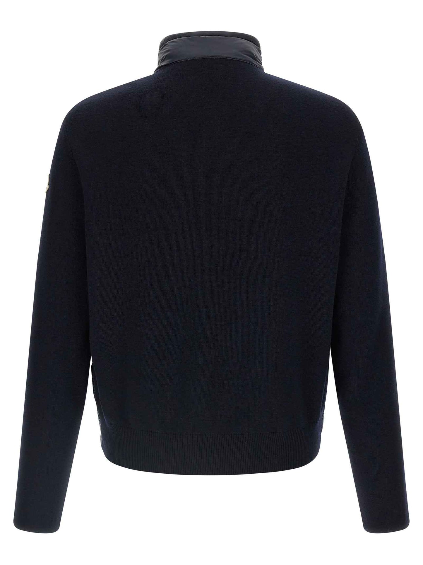 Blue Polyamide Cardigan