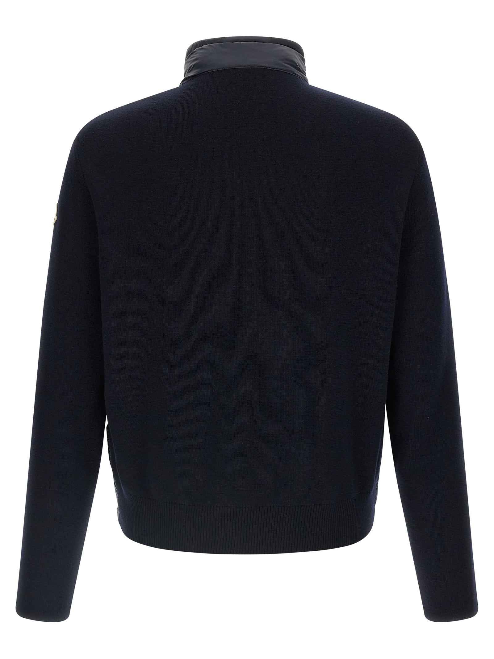 Blue Polyamide Cardigan