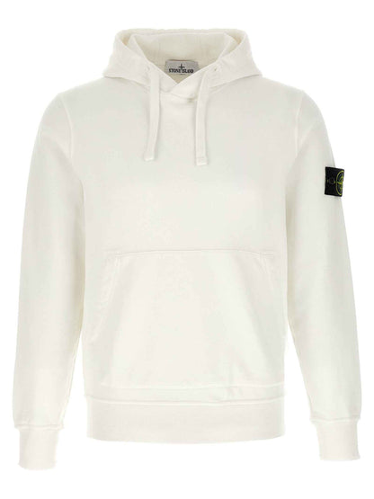 White Cotton Sweatshirt