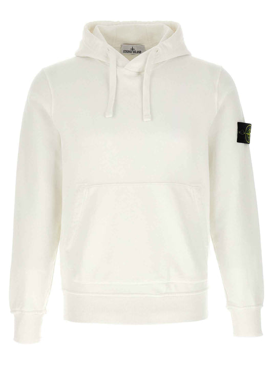 White Cotton Sweatshirt