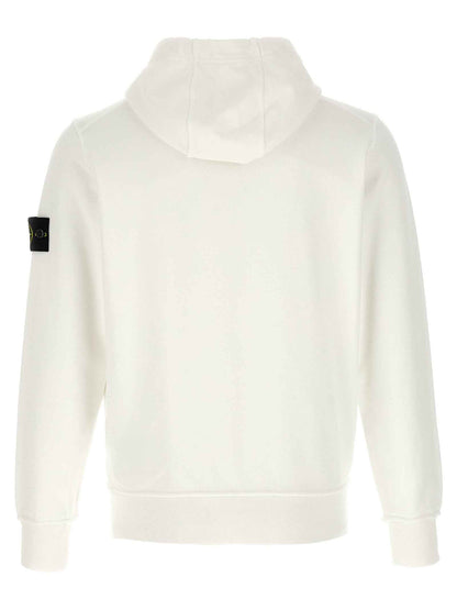 White Cotton Sweatshirt