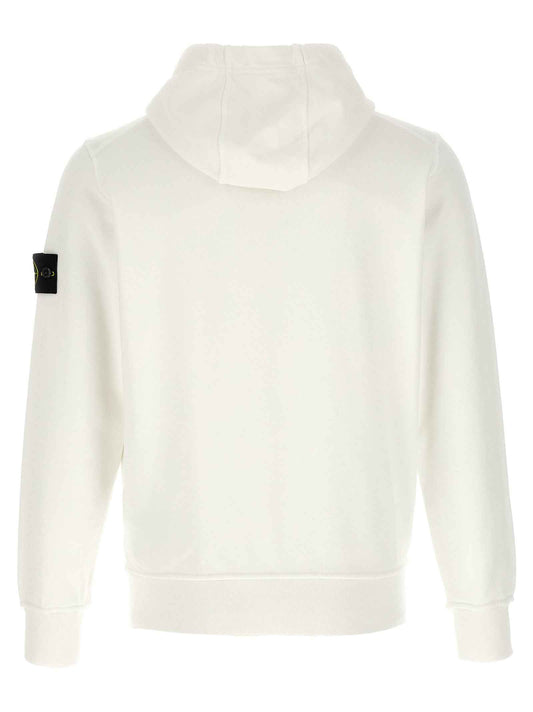 White Cotton Sweatshirt