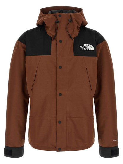 Brown Polyester Shell Jacket