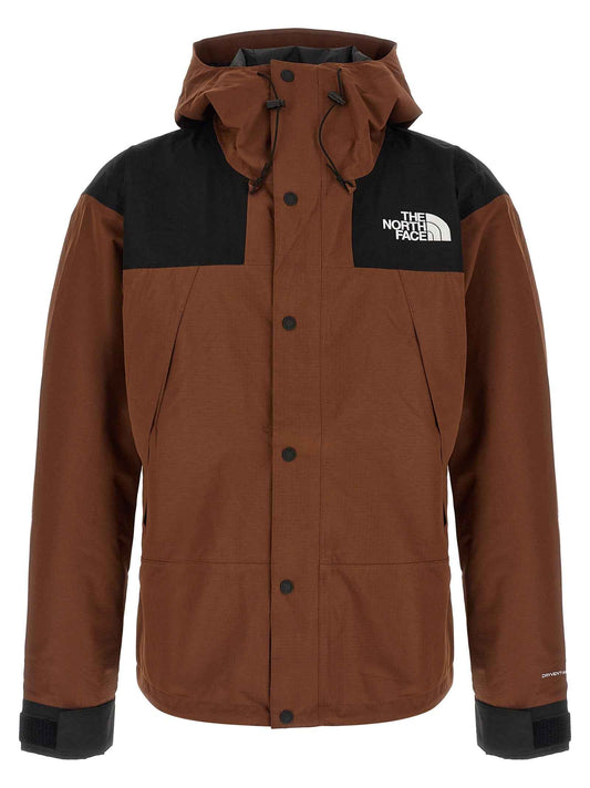 Brown Polyester Shell Jacket