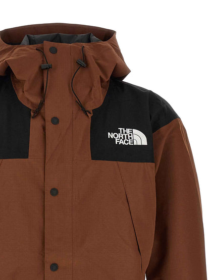 Brown Polyester Shell Jacket