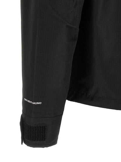 Black Polyester Shell Jacket